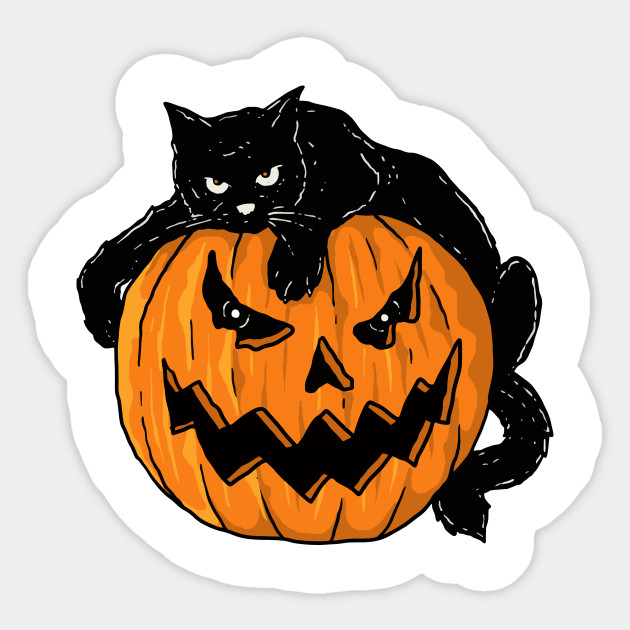 Cat Shirt Jack O Lantern Retro Style Halloween T Shirt Jack O