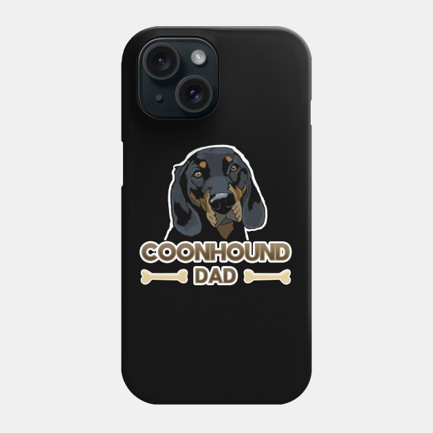 Coonhound - Coonhound Dad Phone Case by Kudostees