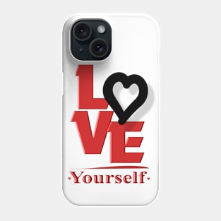 Love Yourself - Red Phone Case