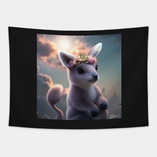 Honey, the cute Kangaroo girl Tapestry