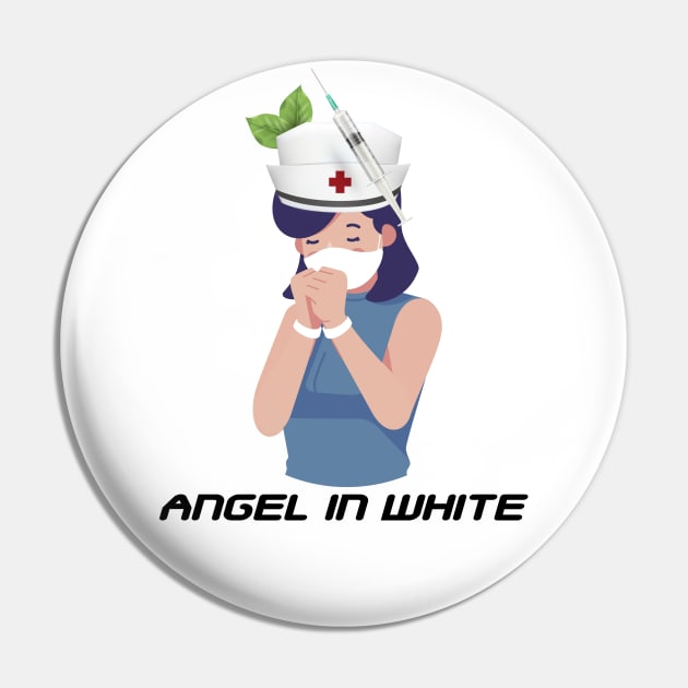 angel in white Pin by ARRIGO