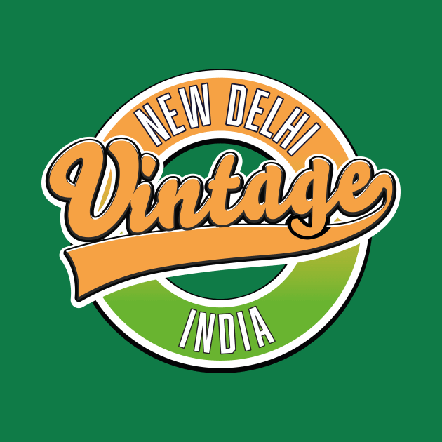 New Delhi vintage style logo by nickemporium1