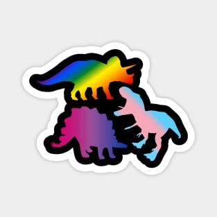 LGBTQIA dinosaur PALS Magnet