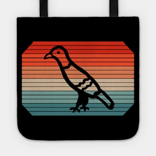 Retro pigeon post carrier pigeon pigeon fancier food Tote