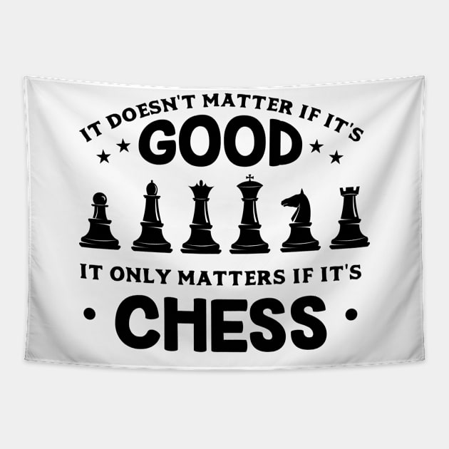 Chess player gift ideas Tapestry by HBfunshirts