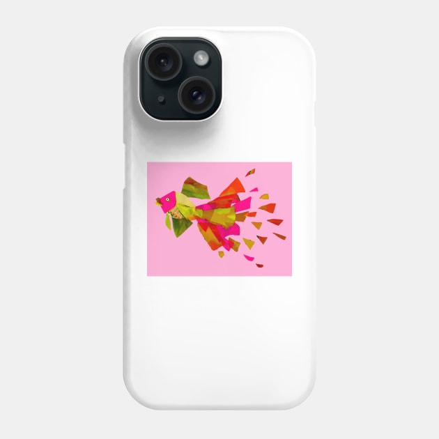 Splish-Splash ~ Hot Pink and Gold Phone Case by CTWuellner