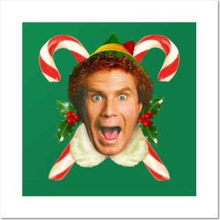 BUDDY THE ELF Christmas Movie Angry Elf Face Will Ferrell  Coffee