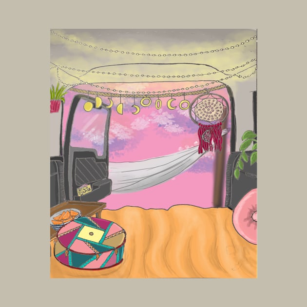 Camper Van Life - cloudy day by Ethereal Designs