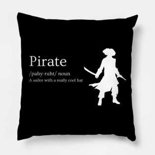 Pirate: A sailor with a really cool Hat Pillow