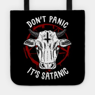 Don't Panic It's Satanic - Satan Occult Gift Tote