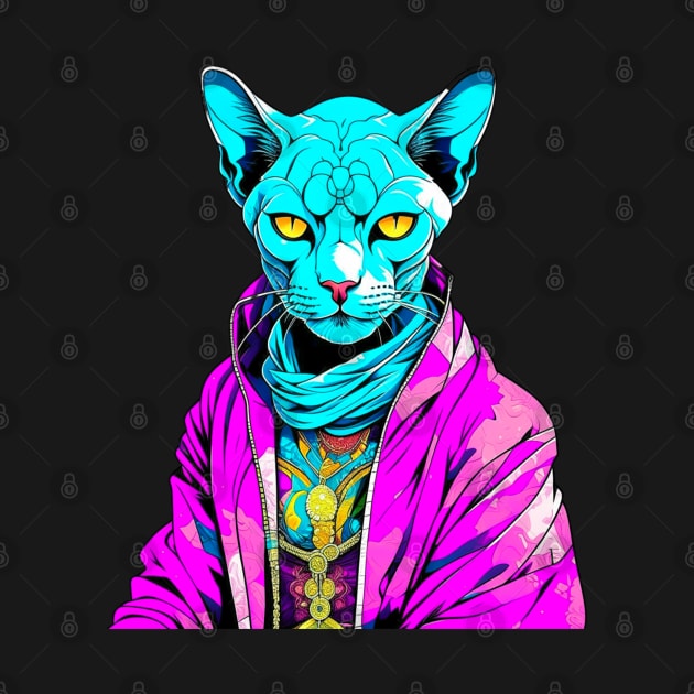 Sphynx cat Cyberpunk by Bellarulox