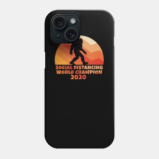 Social Distancing champion Phone Case