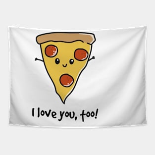 Pizza Fan Pizza lovers Gift Idea cute Slice Tapestry