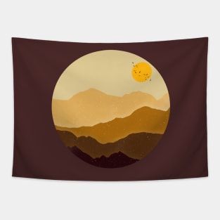 Sun on the Hills Tapestry