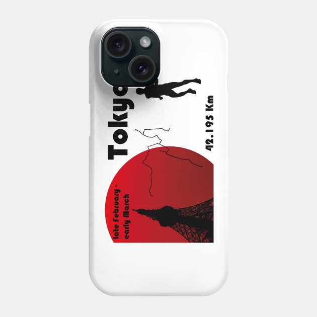 Tokyo marathon Phone Case by CTinyFactory