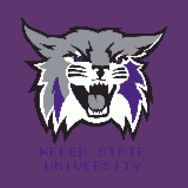 Weber State Mascot 8-bit by kablamo