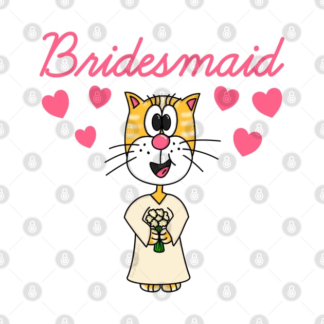 Bridesmaid Cat Bachelorette Party by doodlerob