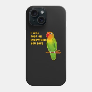 Funny Agapornis LoveBird Phone Case