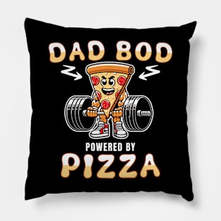 Dad Bod Champion Flaunting Pizza Pillow