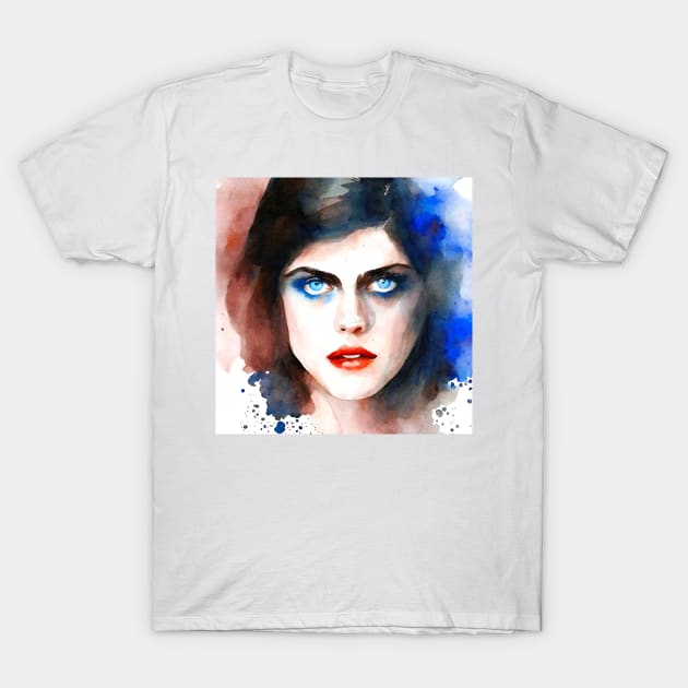 Uforudsete omstændigheder spids ignorere Alexandra Daddario - Alexandra Daddario - T-Shirt | TeePublic