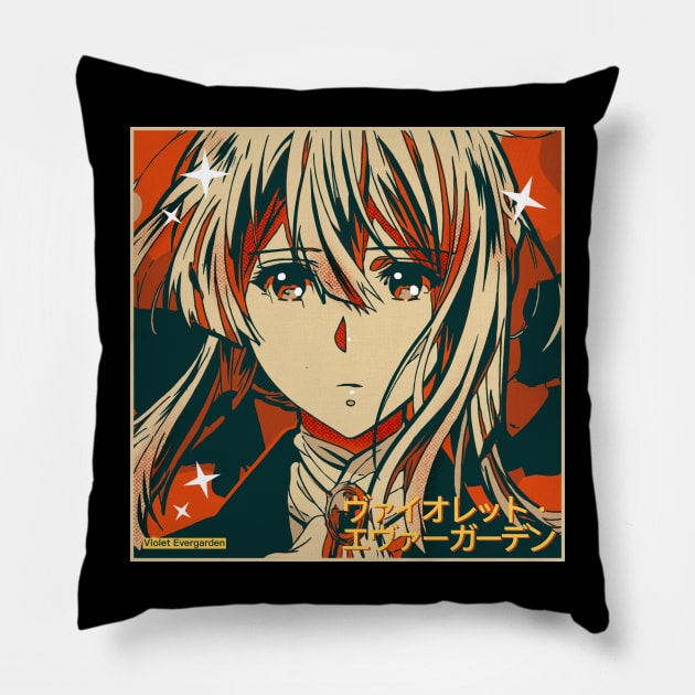 Violet Aesthetic Pillow by Mrwaifu