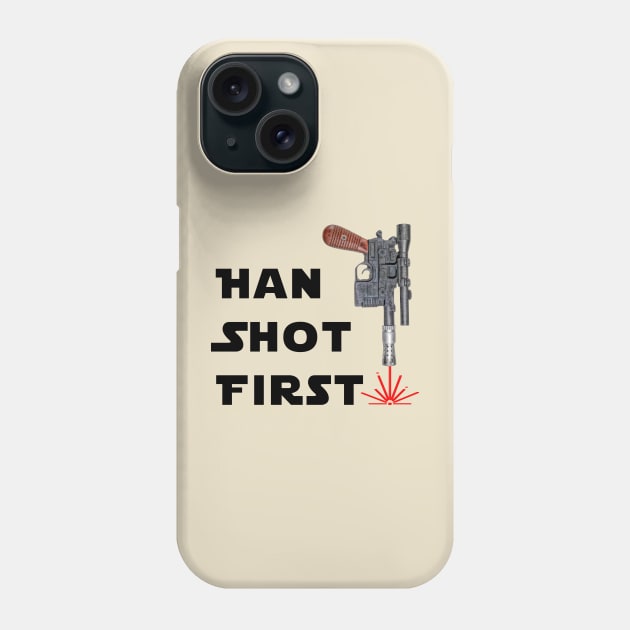Who shot first? Phone Case by The Convergence Enigma