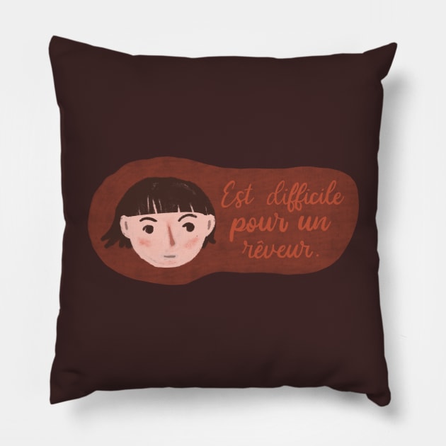 Times Are Hard for Dreamers Pillow by sadsquatch