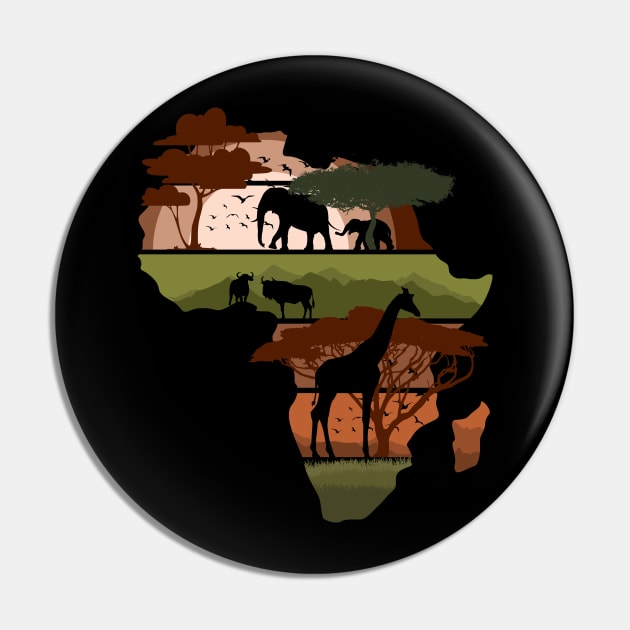 Africa Pin by Nerd_art