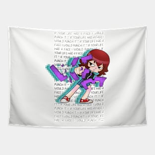 Kim Pine Life Punch! Tapestry