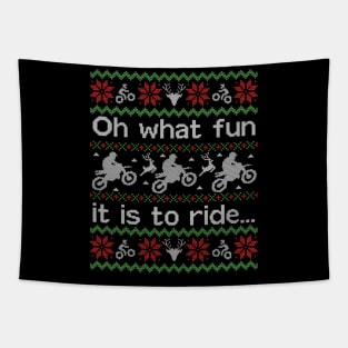 Ugly Dirt Bike Motorcycle Tapestry