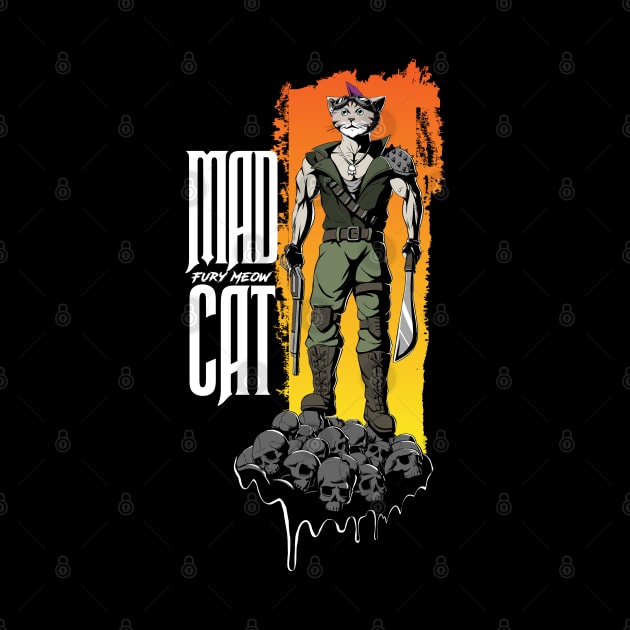 Post-Apocalyptic Badass Mad Cat Fury Meow by Canache Shop