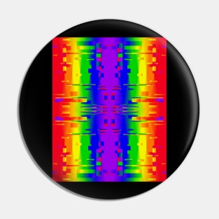 Rainbow Glitch Pin