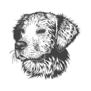 Drawn dog T-Shirt