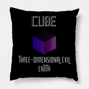 Cube Three dimensional evil entity Pillow