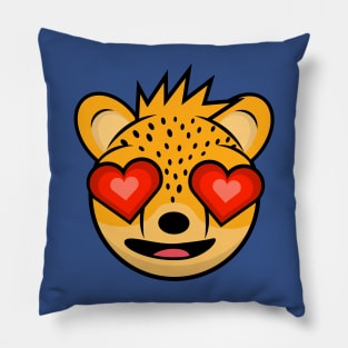 Lovestruck Cheetah William Pillow