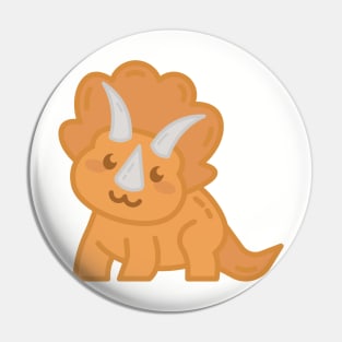 Dinosaur Triceratops Pin