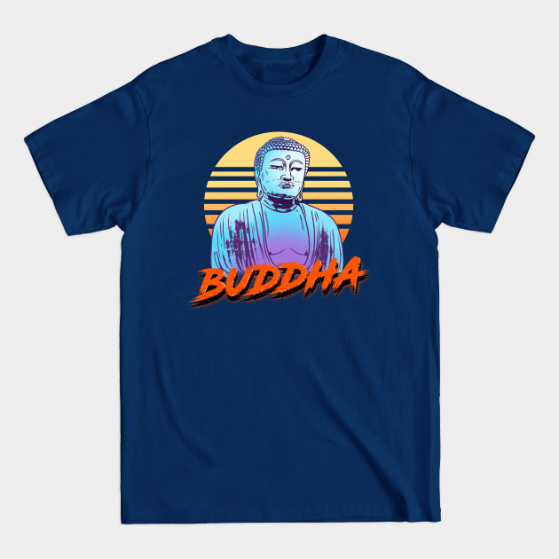 Disover Buddha Retrowave - Buddha - T-Shirt