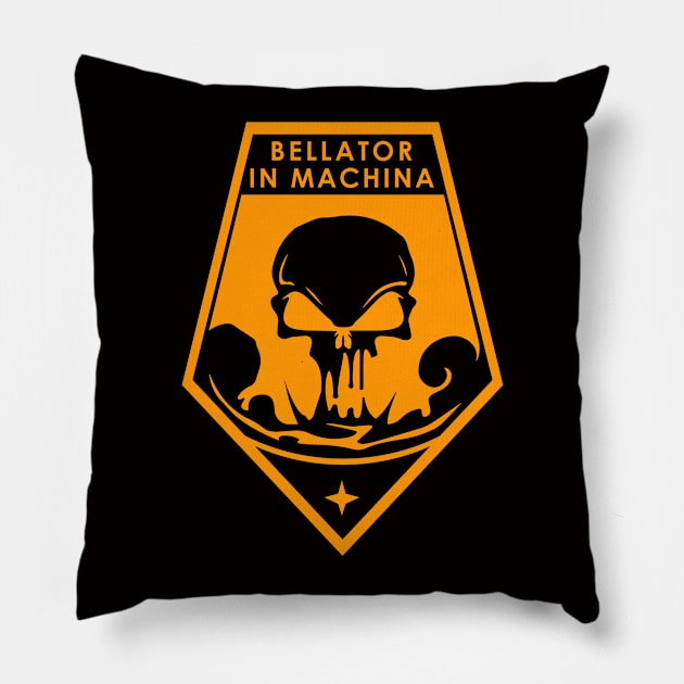 Bellator in machina Pillow by galapagos