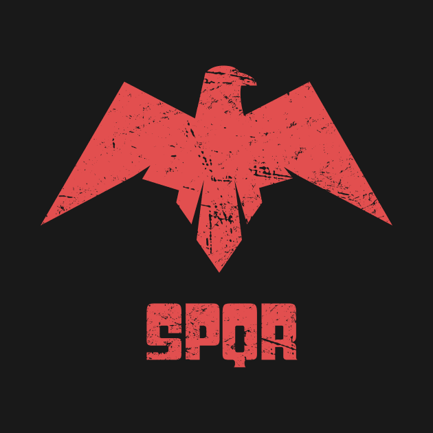 SPQR - Roman Empire Eagle Icon by MeatMan