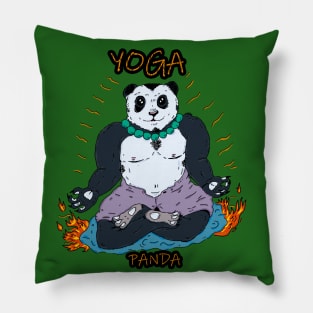 yoga panda Pillow