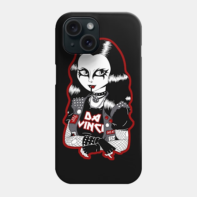 Metalhead Monalisa Phone Case by ThamiGBS