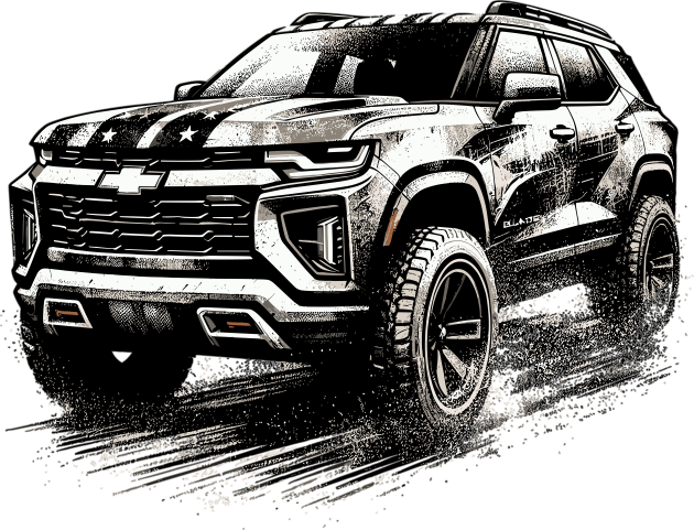 Chevrolet Blazer Kids T-Shirt by Vehicles-Art