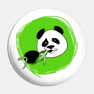 Cute panda portrait Pin