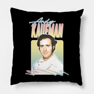 Andy Kaufman //// Retro Fan Aesthetic Design Pillow