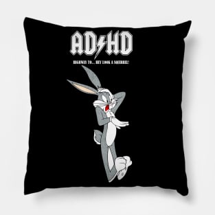 ad hd bunny Pillow