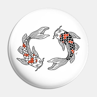 Peace Koi Pin