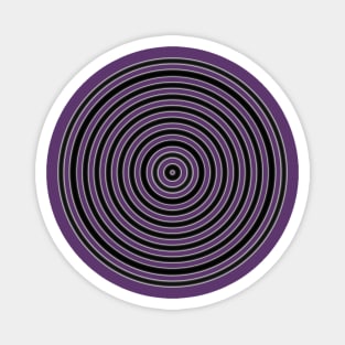 Funky Concentric Circles Magnet