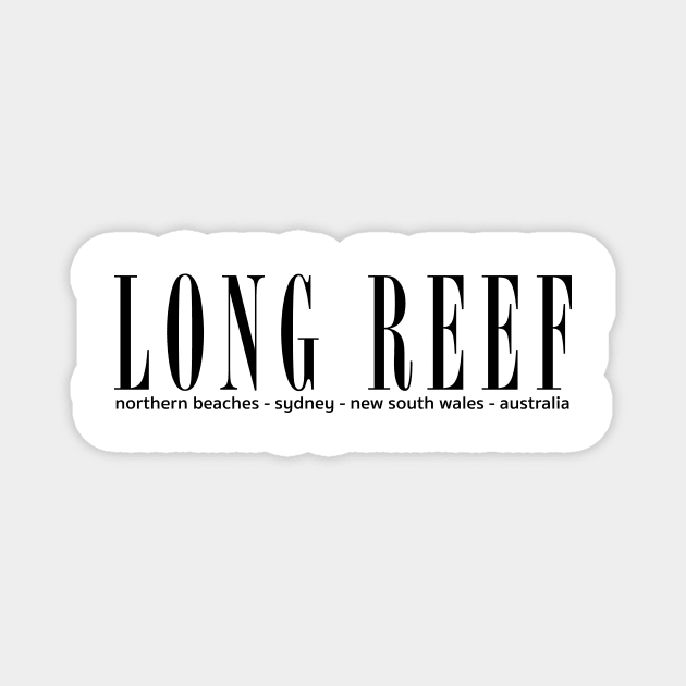 Long Reef Beach address Magnet by downundershooter