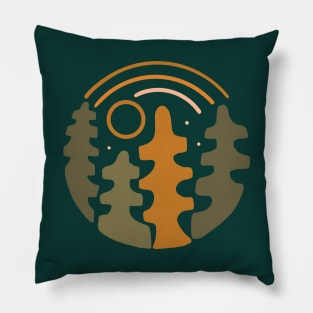 Forest circle Pillow