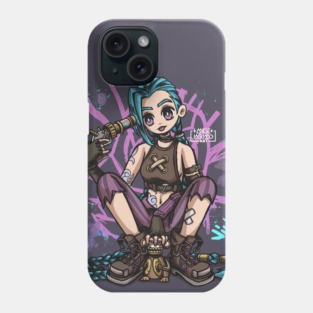 jinx Phone Case by Angi.Laguado